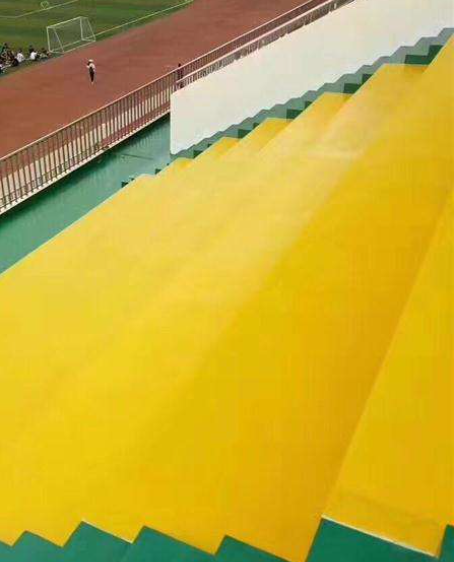 绵阳球场台阶翻新修补改造